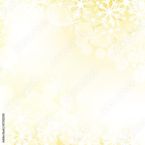 Vector christmas golden background
