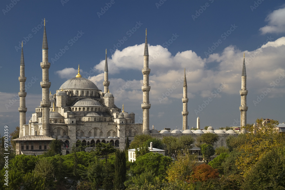 View on The Blue Mosque
