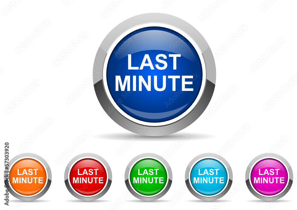 last minute icon vector set last minute icon vector set