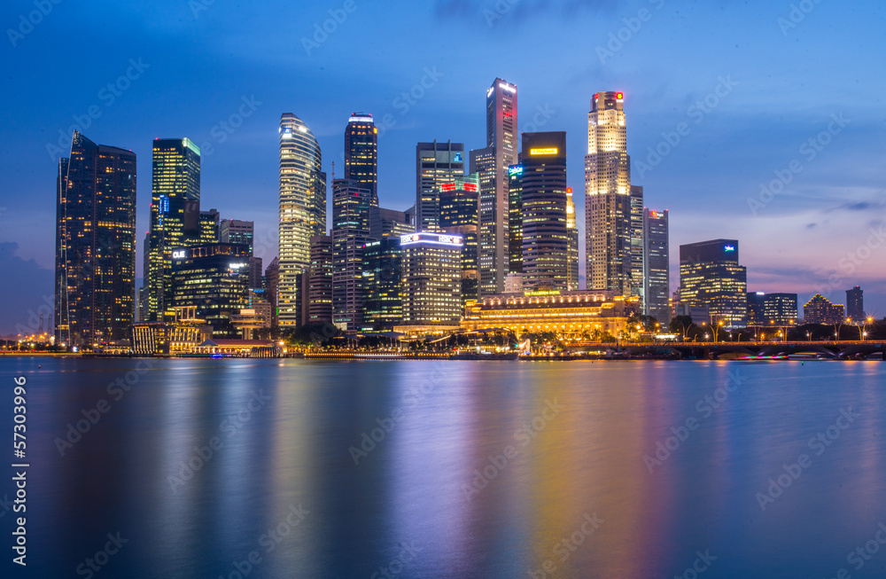 Fototapeta premium singapore city