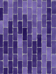 Keuken achterwand Purper Violette bakstenen muur textuur  © Artsaba Family