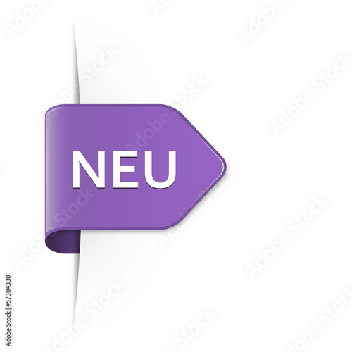 NEU - Lila Sticker Pfeil mit Schatten