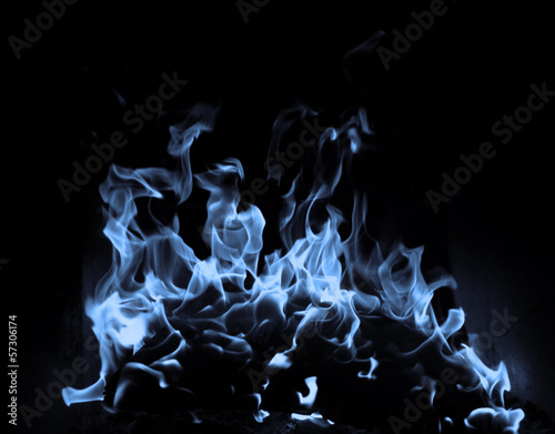 Blue flame #57306174