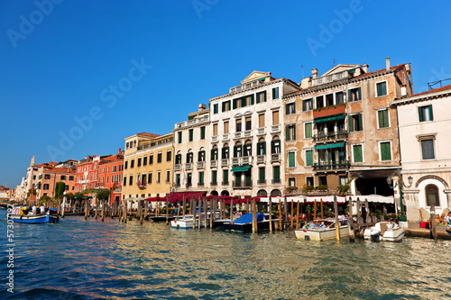 Venice Grand Canal and gondola small harbor © Photocreo Bednarek