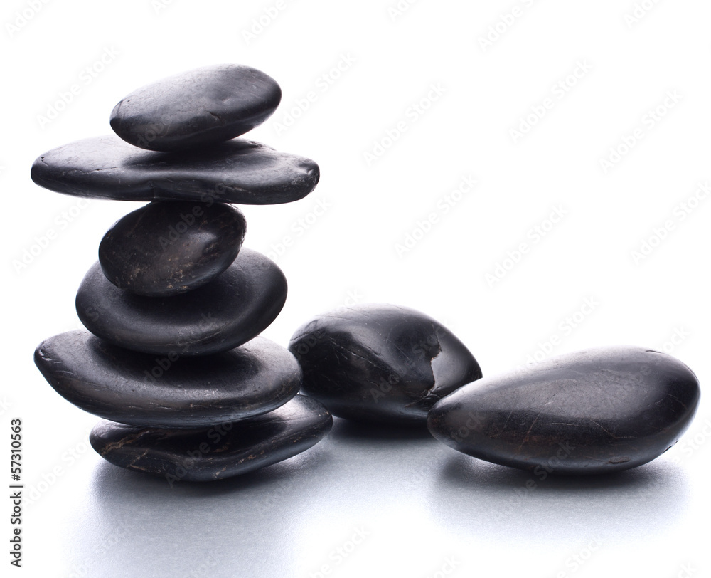 Zen pebbles balance. Spa and healthcare concept.