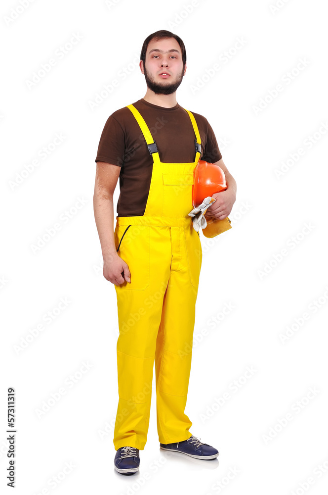 builder with beard builder with beard
