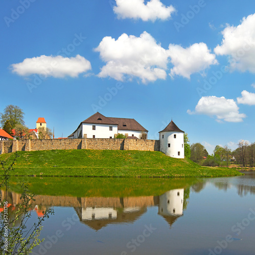 Stronghold Zumberk by Nove Hrady in Bohemia, Czech Republic photo