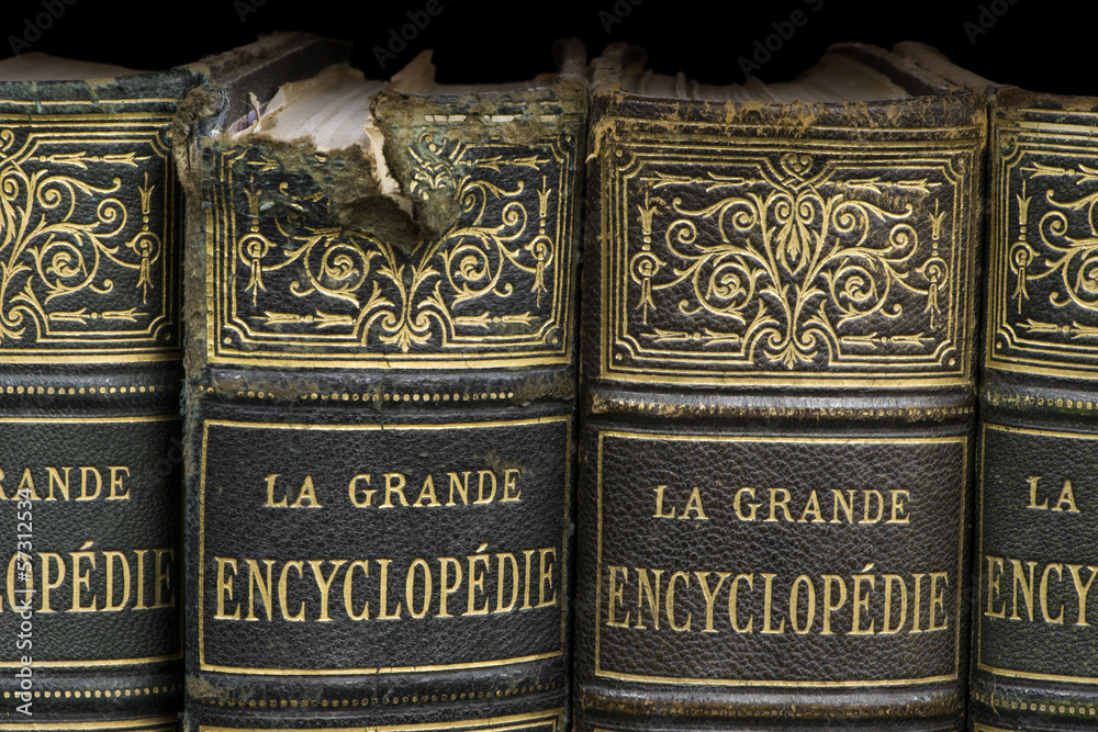 Fototapeta premium Old books on shelf