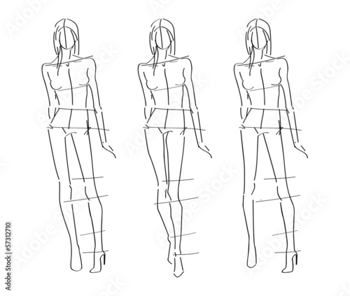 Sketch Fashion Poses