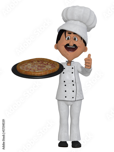 Chef pizza 3d