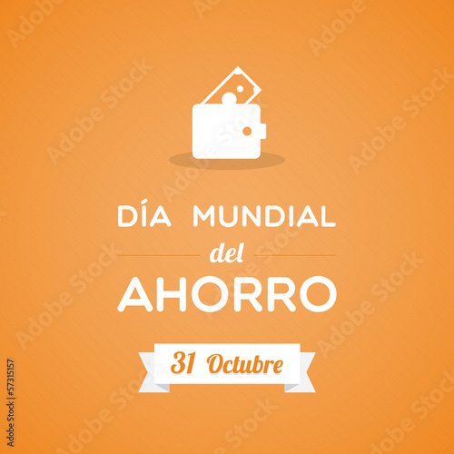 Día Mundial del Ahorro