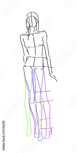 Sketch Fashion Poses
