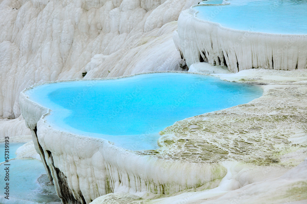 Travertine pools