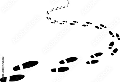 receding footprints
