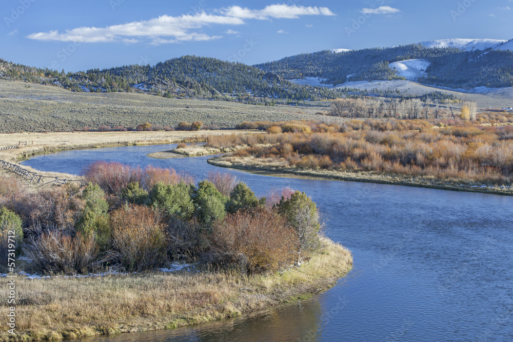 Fototapeta premium North Platte River in Colorado
