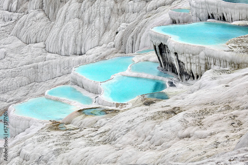 Fotografie .Travertine pools