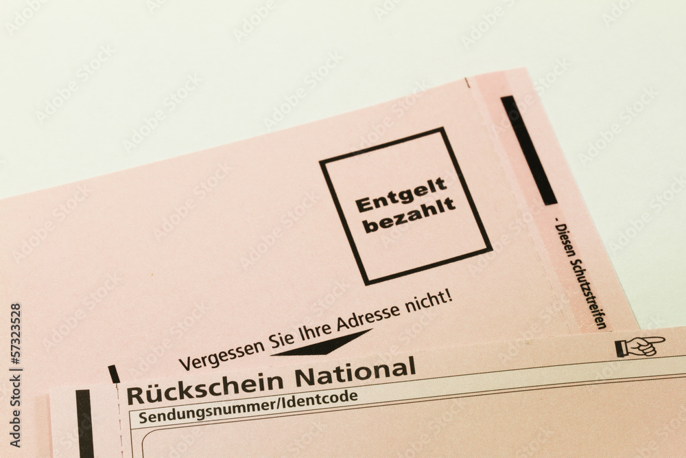 Einschreiben Einschreiben