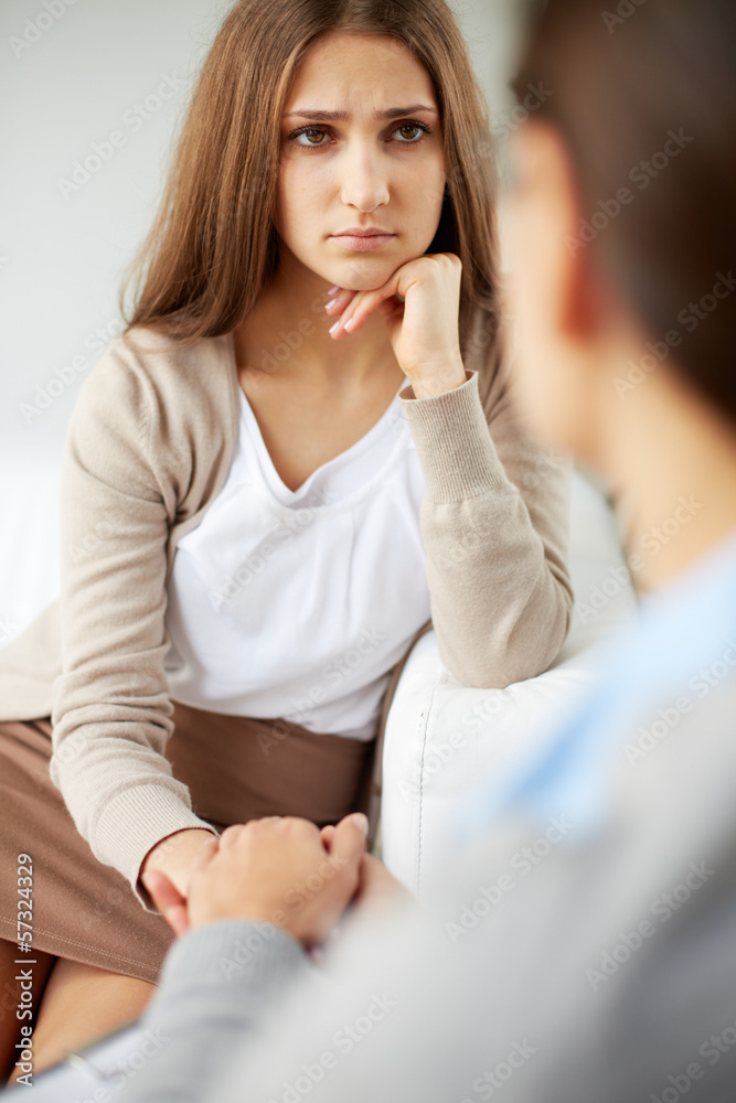 Obraz premium Depressed patient