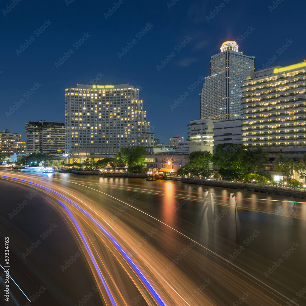 Obraz premium Bangkok night view