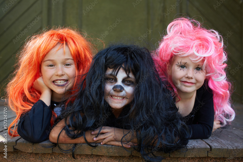 Naklejka premium Halloween friends