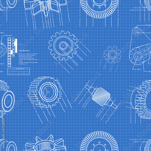 blueprint gears seamless