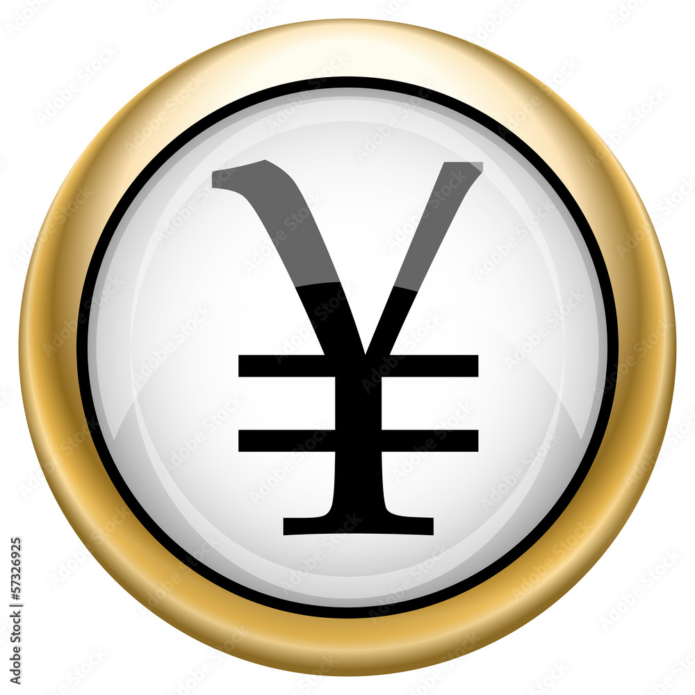 Obraz premium Yen icon