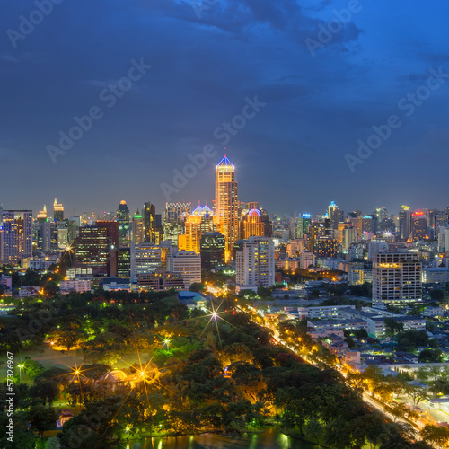 Bangkok night view