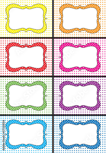 Polka dots labels