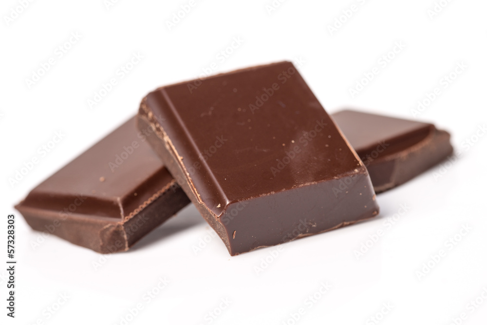 cubes of chocolate cubes of chocolate