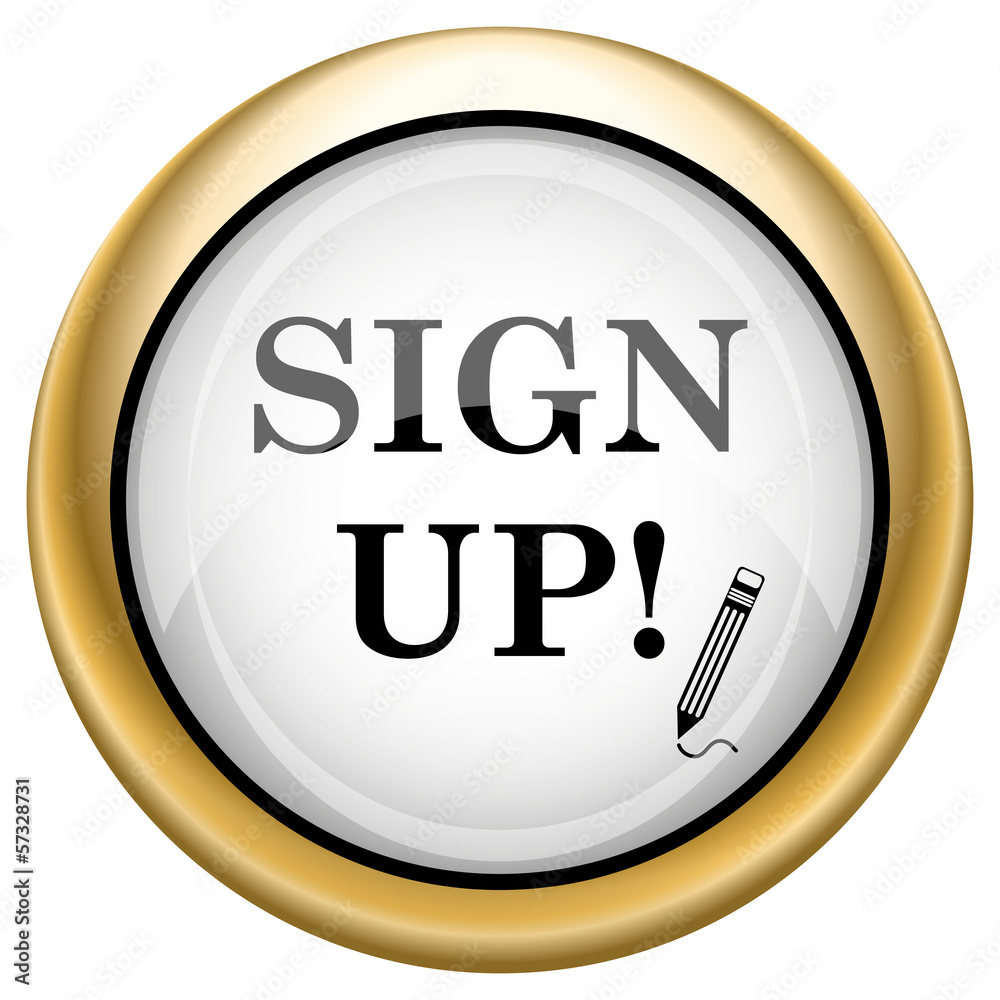 Sign up icon Sign up icon