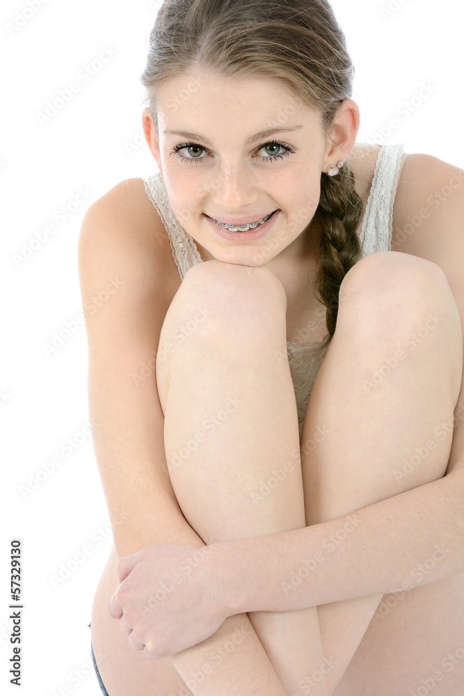 Obraz premium Teenager sitzt