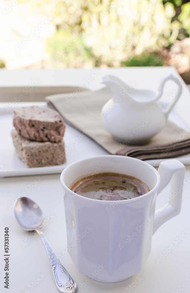 Coffee, coffee sesame halva, cocoa and rum sesame halva Coffee, coffee sesame halva, cocoa and rum sesame halva