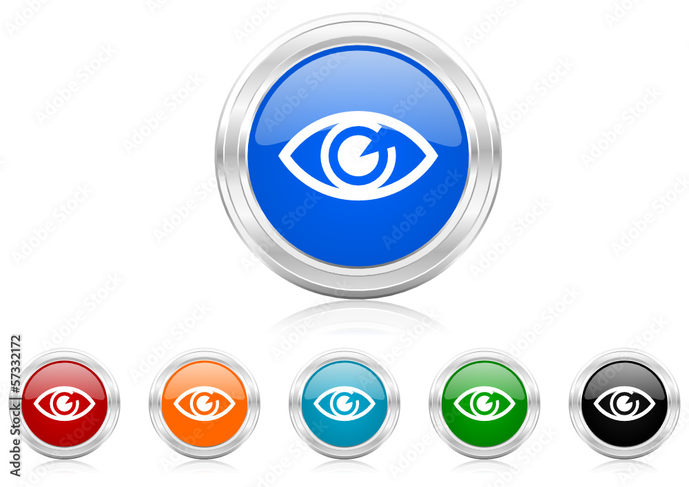eye icon vector set eye icon vector set