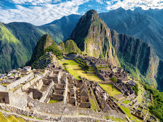 Fototapete Südamerika Machu Picchu Ruinen im Nebel  © refresh(PIX)