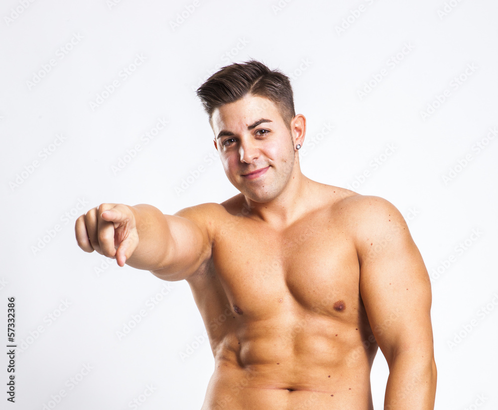 Fototapeta premium fit man