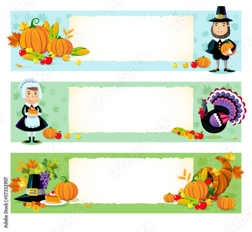 Happy Thanksgiving, vector background.