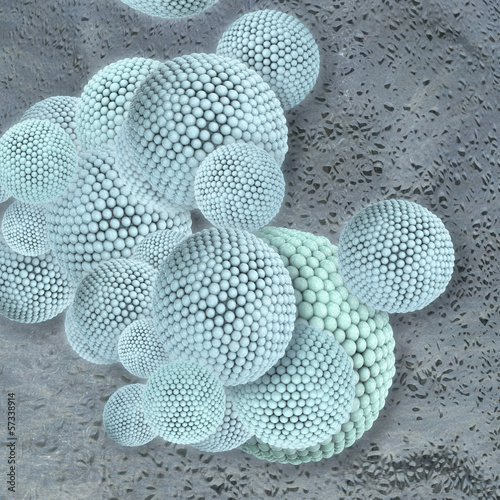 Nanopartikel - 3D Render