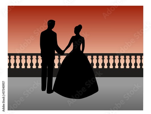Bride and groom