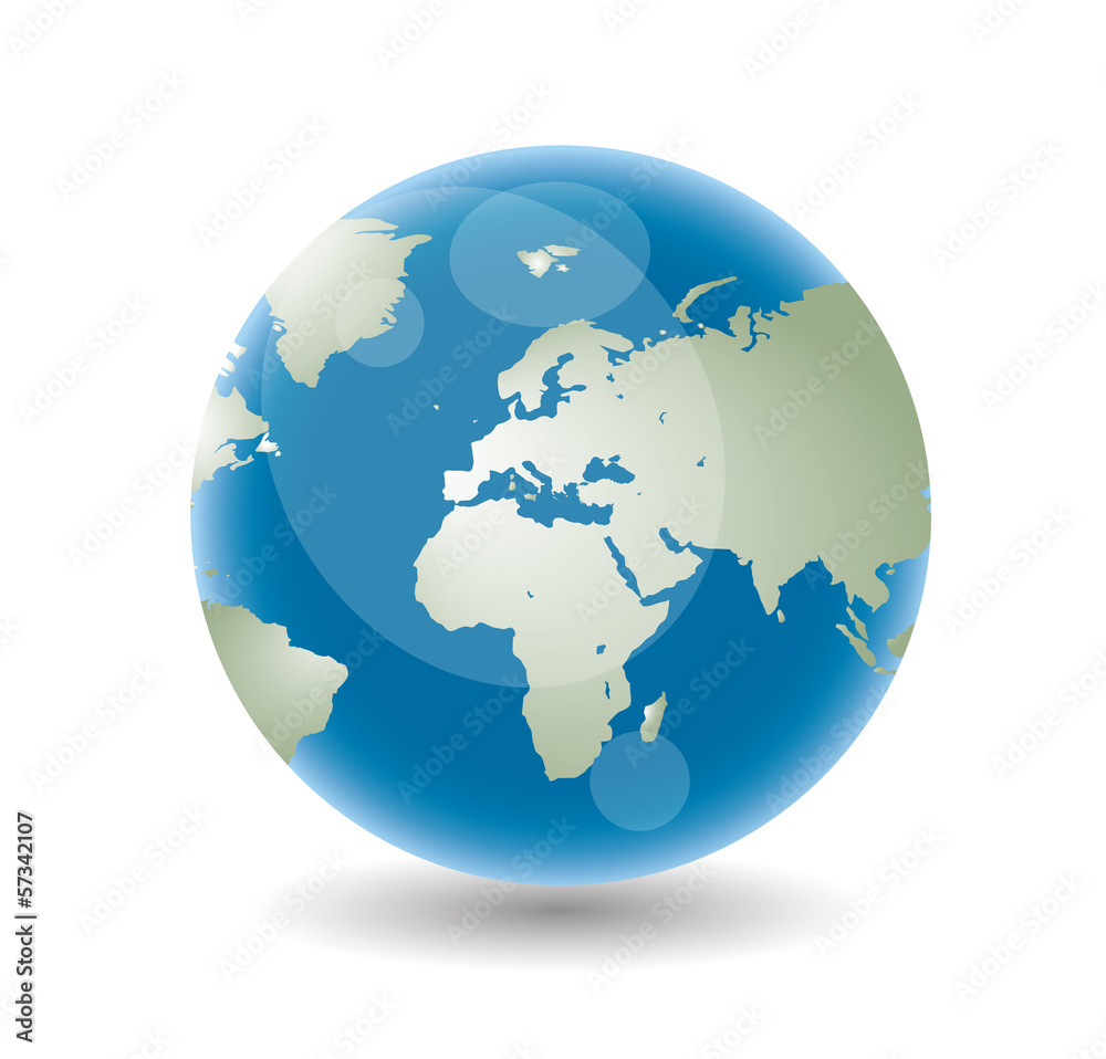 Fototapeta premium Globe Blue