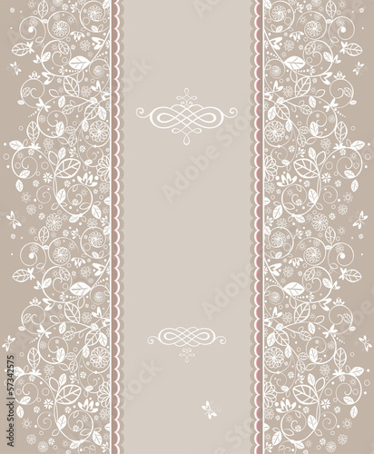Pastel wedding invitation