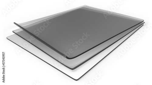 Thick transparent silicone rubber sheets photo