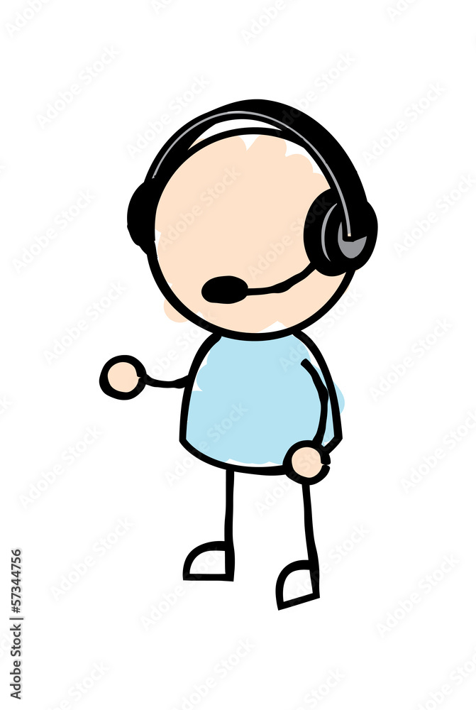 Man with Headset