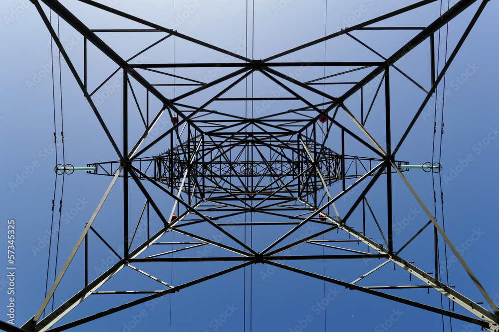 Detail of electricity pylon