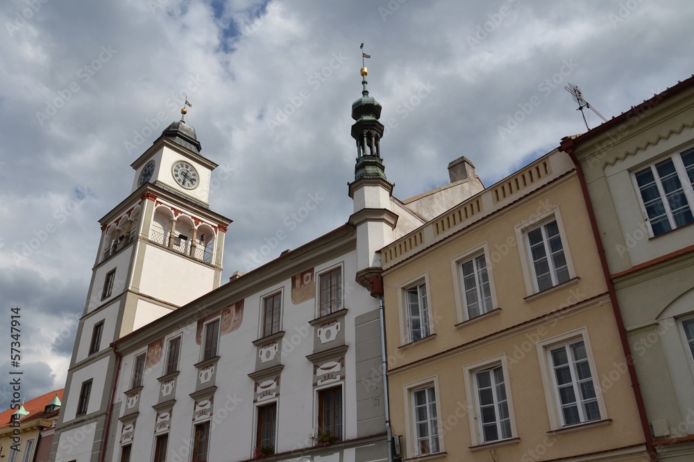 Old Town Hall in Trebon, Czech republic