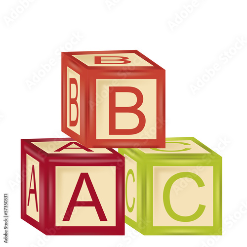 alphabet cubes