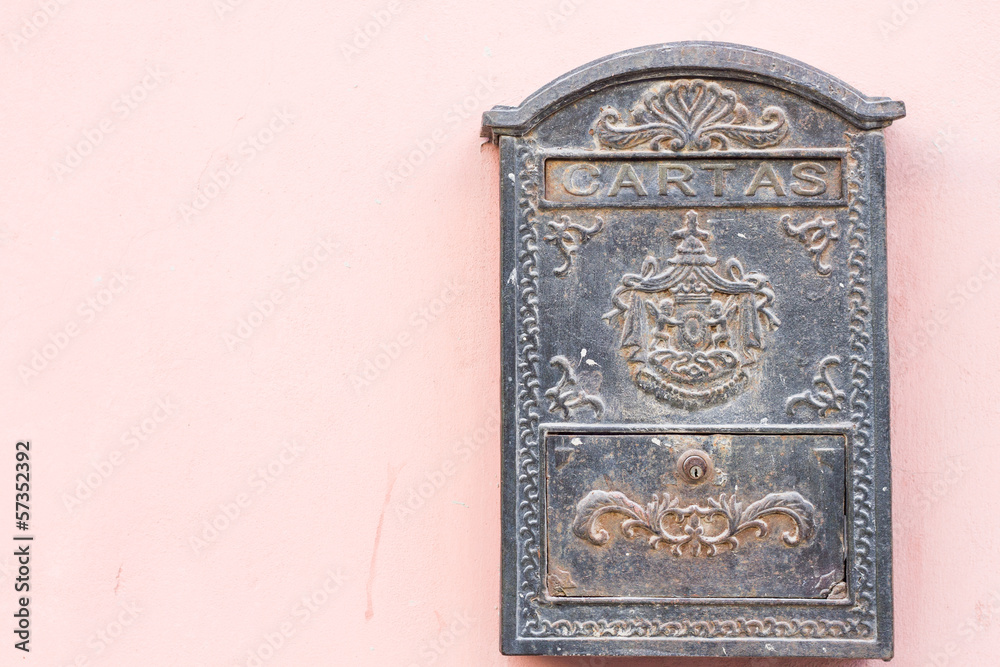 beautiful old mailbox hanging on the wall beautiful old mailbox hanging on the wall