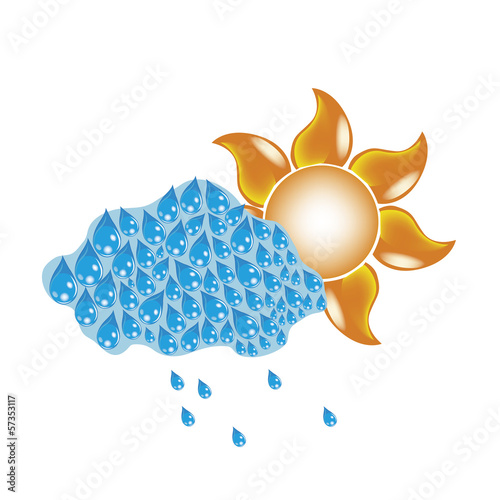cloud and sun