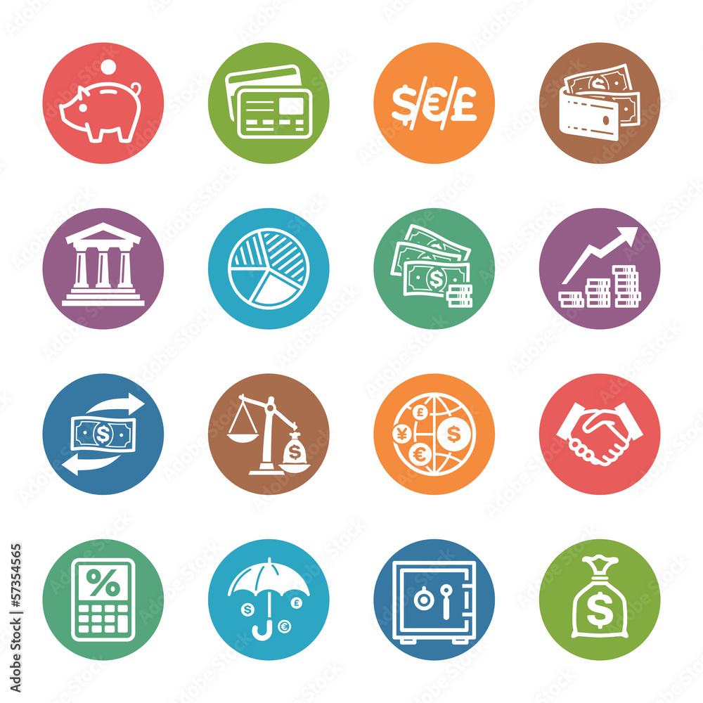 Finance Icons - Dot Series Finance Icons - Dot Series