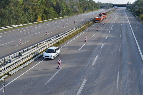 Autobahnausbau © digitalstock