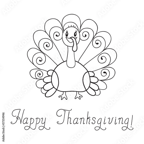 Thanksgiving turkey. Thanksgiving Day.